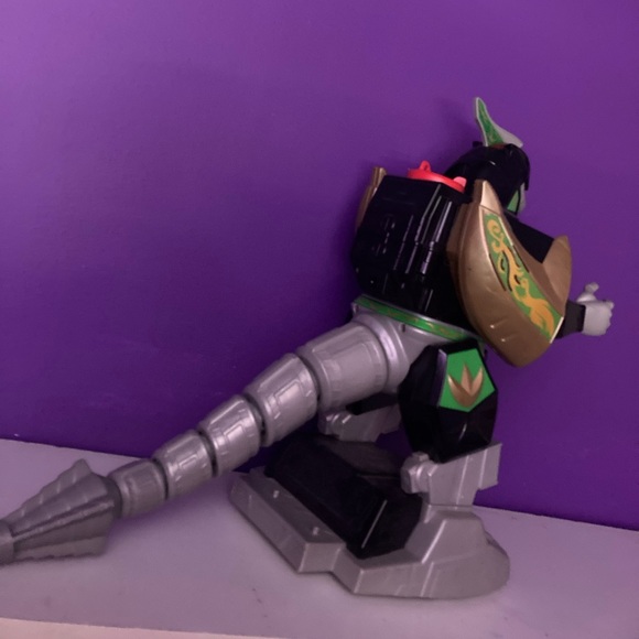 Mighty Morphin Power Rangers Legacy Green Dragonzord, Green - Picture 4 of 9